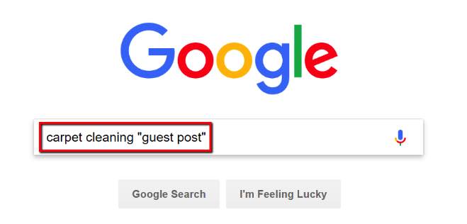 Guest Post Blogging Google Keyword Research